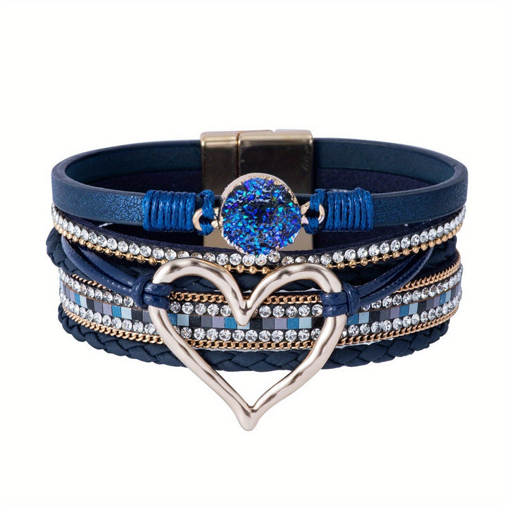 Bracelet Multistrat Boho en Cuir