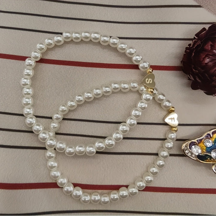 Bracelet Élégant avec Initiale en Forme de Cœur (A–Z)