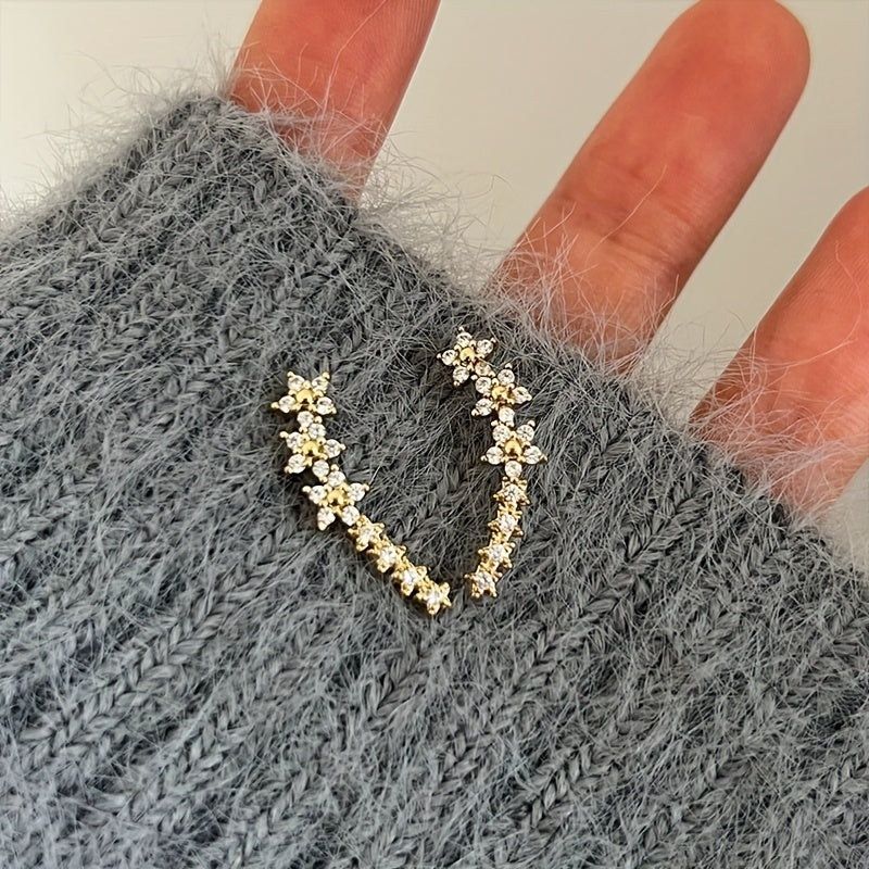 Boucles d'oreilles florales classiques