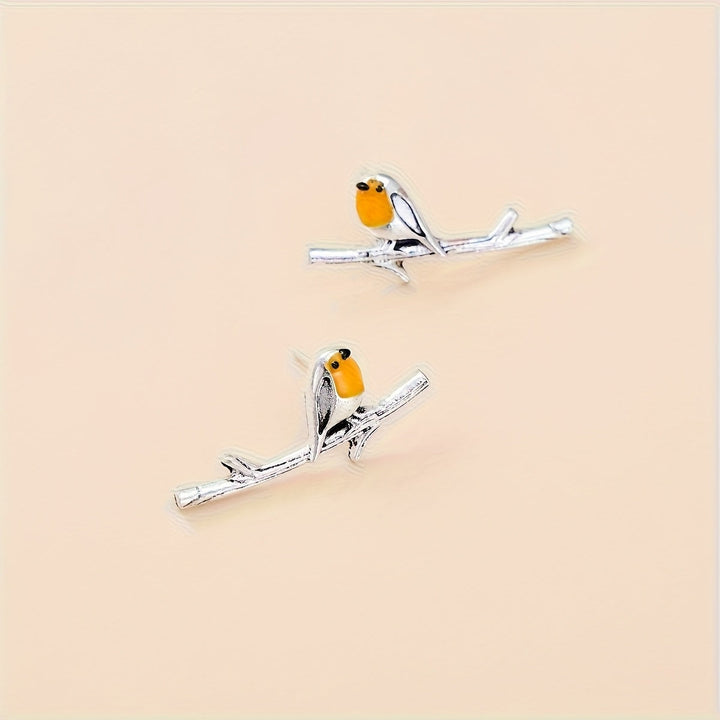 Boucles d'oreilles Oiseau Style Cartoon