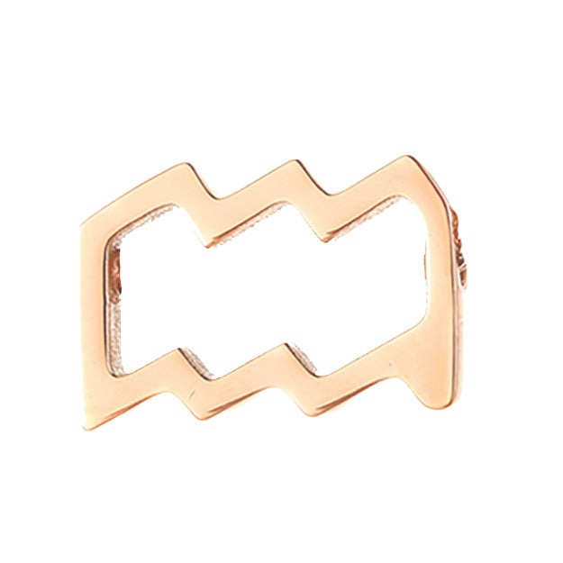 porte-clés Celestique en or avec votre signe astrologique