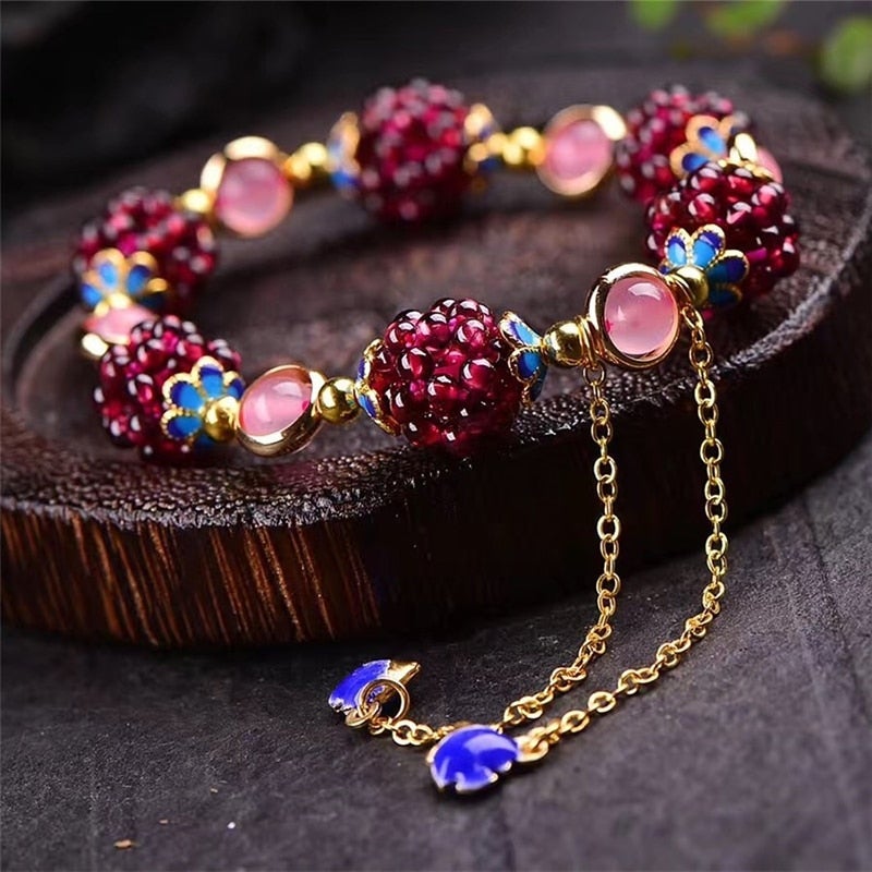 Bracelet Berries en Gemmes Naturelles