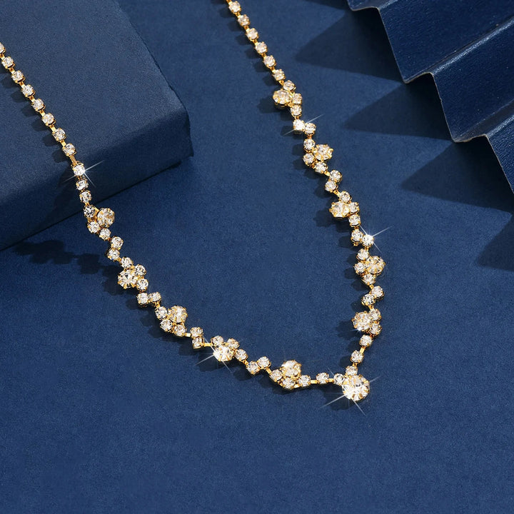 Collier de Mariage Chic avec Diamants