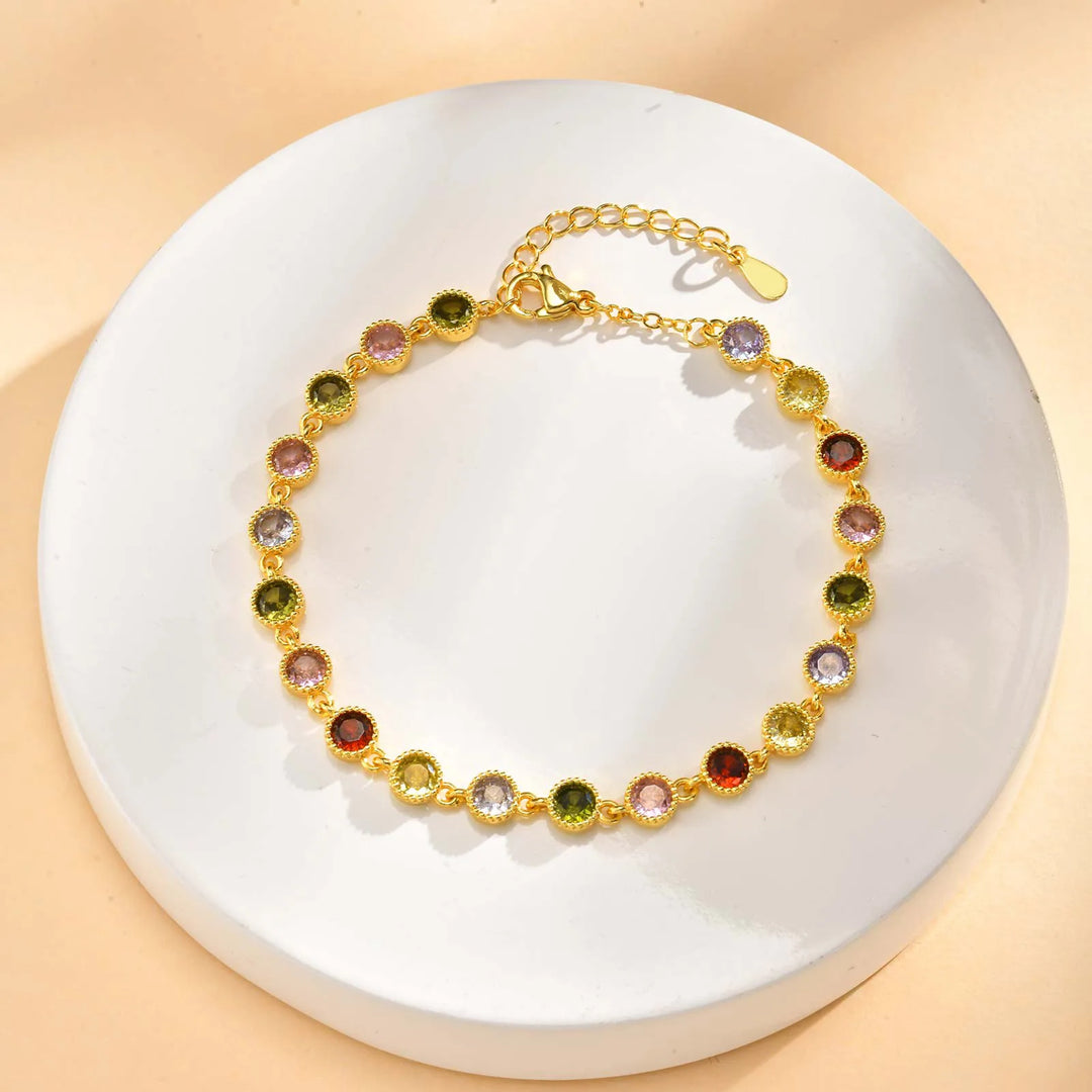 Luminous Rainbow Charm Bracelet