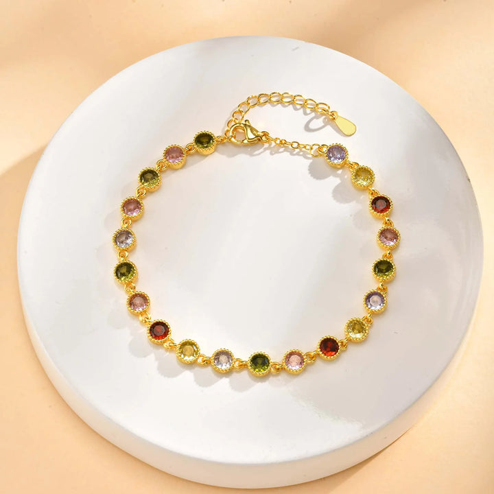 Luminous Rainbow Charm Bracelet