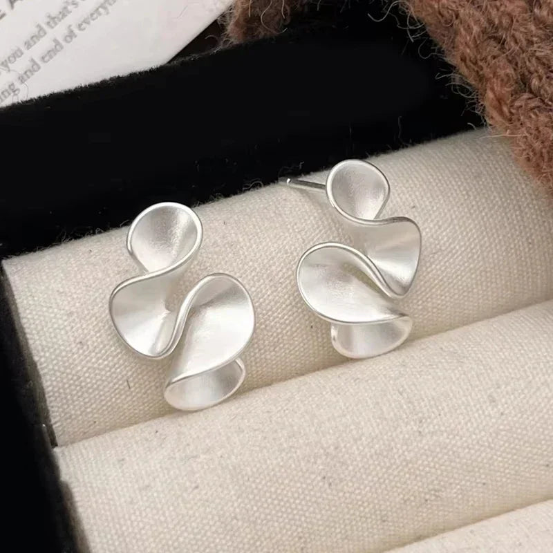 Boucles d'oreilles en argent et or 18 carats