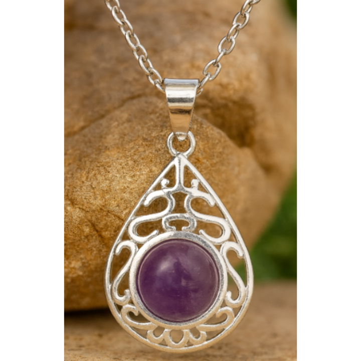 Collier d'améthyste