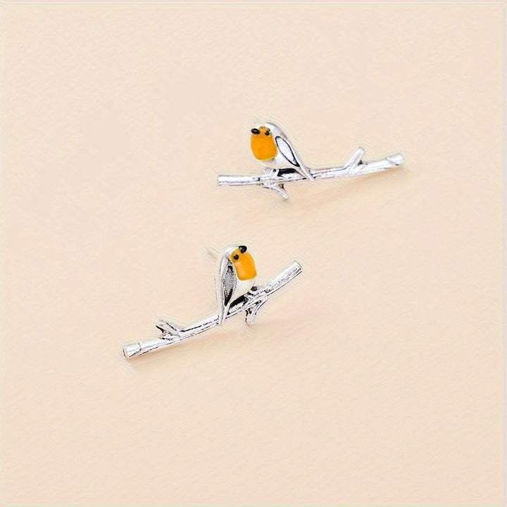 Boucles d'oreilles Oiseau Style Cartoon