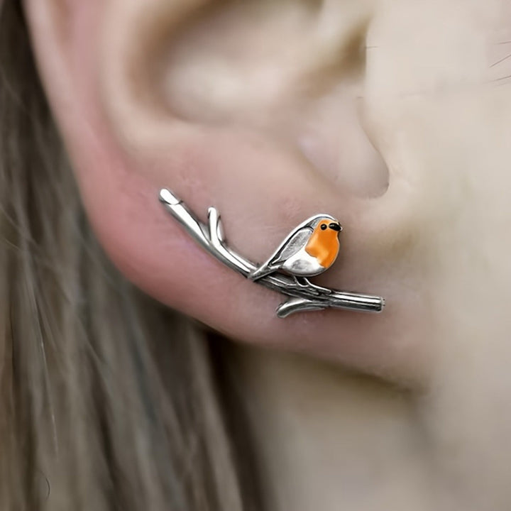 Boucles d'oreilles Oiseau Style Cartoon