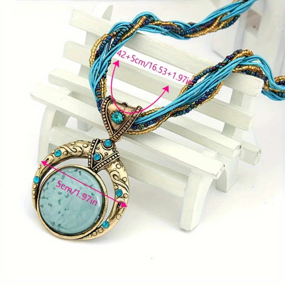 Collier Bohème avec Pendentif