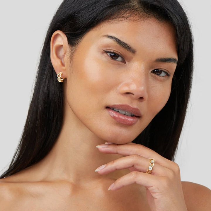 Bague - Or et cristaux