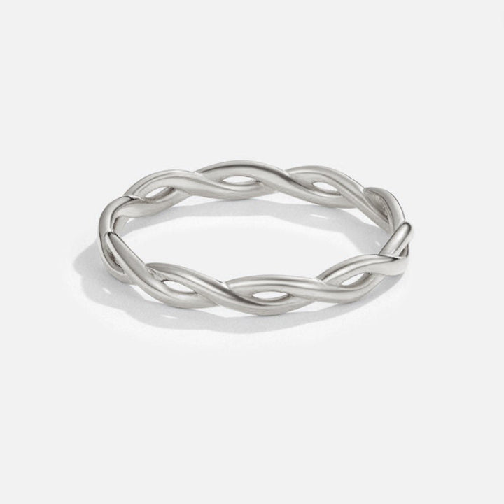 Bague Infinity en argent 18K à rotation
