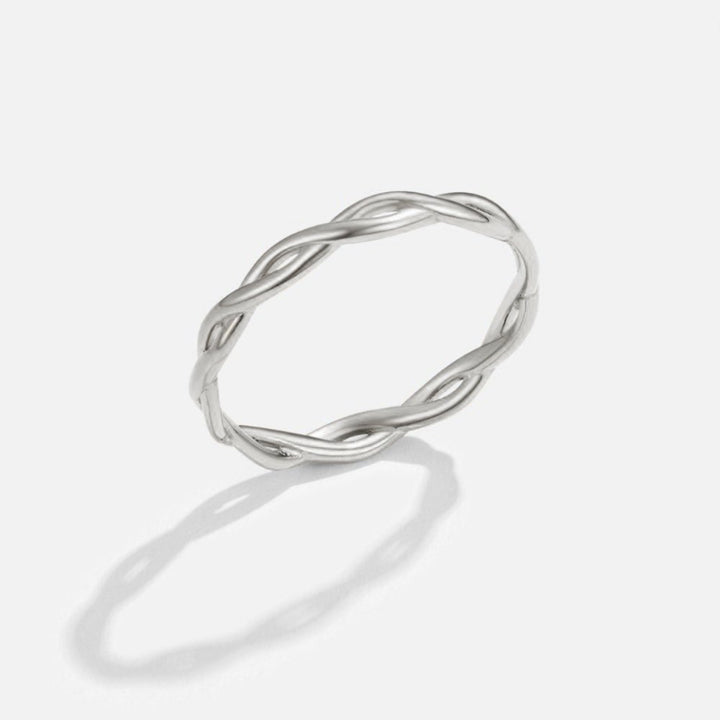 Bague Infinity en argent 18K à rotation