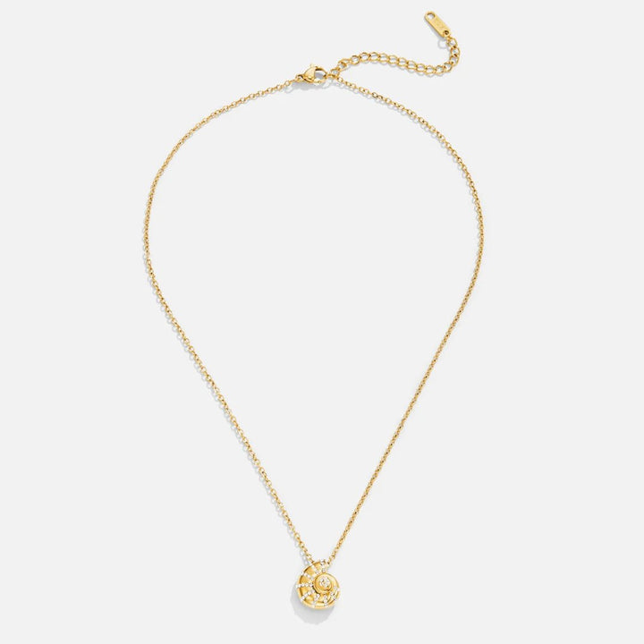 Collier en Cristal avec Pendentif en Coquillage