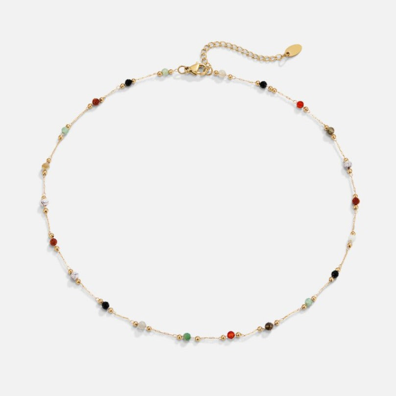 Collier Épuré avec Gemme