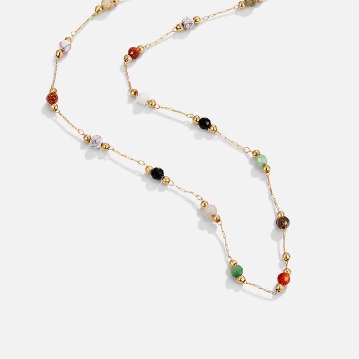 Collier Épuré avec Gemme