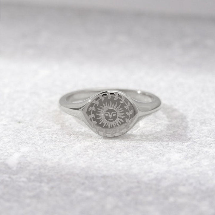 Bague en argent pour célébrer le solstice d'été