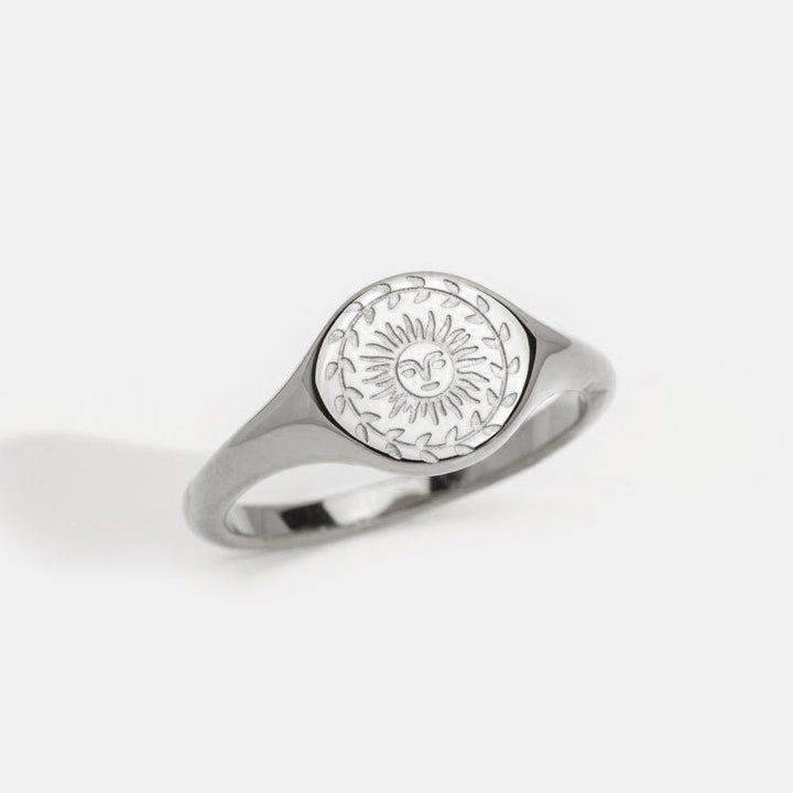 Bague en argent pour célébrer le solstice d'été